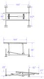 LIFT BASTABOATLIFTS 2016 7K64 7000 LBS STEEL BOAT LIFT