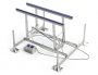 LIFT AMBARCATIUNE BASTA BOATLIFTS - HYDRAULIC - ALUMINUM - 2041 KG / 94-135 CM