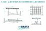PONTOON KIT 6.7K & 7.8K ALUMINUM FOR BASTA BOATLIFTS