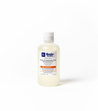 BIODEGRADABLE HYDRAULIC FLUID - 1/2 GALLON FOR BASTA BOATLIFTS
