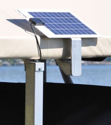 SOLAR PANEL SUPPORT BRACKET FOR BASTA BOATLIFTS